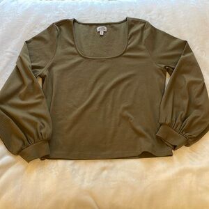 lucys whims | Green Long Sleeve Top